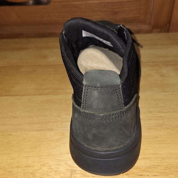 Timberland black leather Davis Square Chukka Boots in men's size 12. Pre-loved - Picture 10 of 13